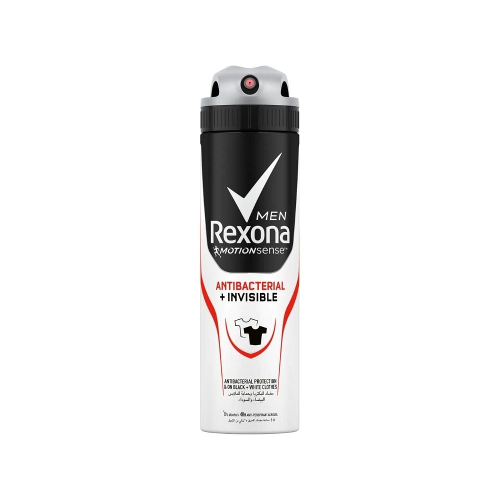 Rexona Men Antibacterial Invisible Deodorant Spray 